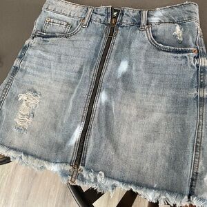 STS Blue Light Wash Denim Skirt